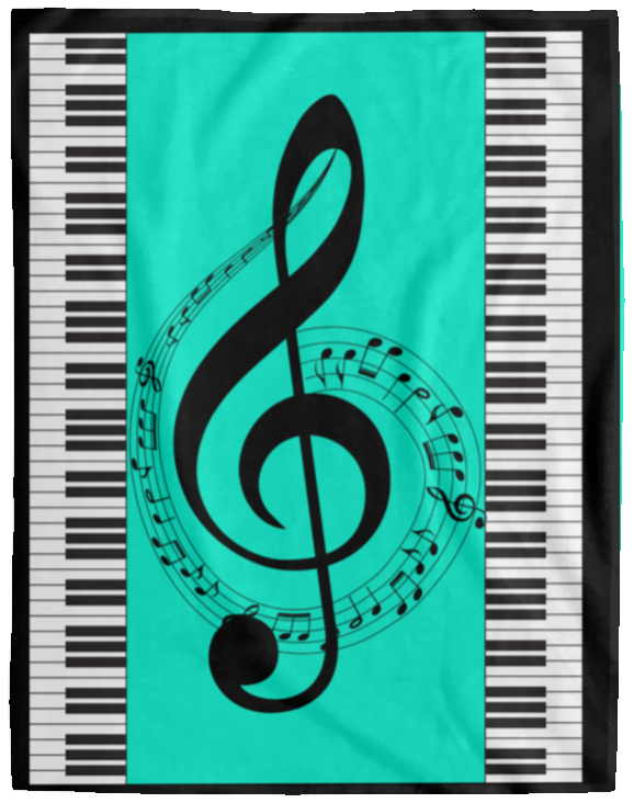 Song of Praise Plush Fleece Blanket | 60x80 inches | Multiple Color Options