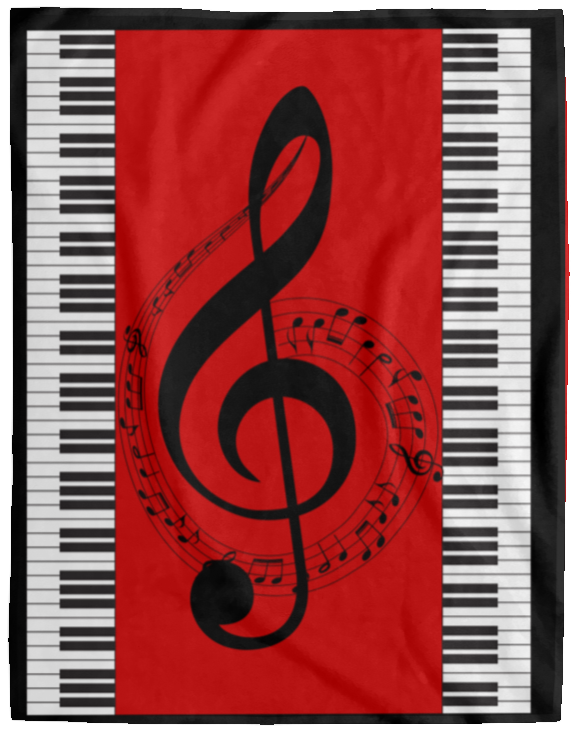 Song of Praise Plush Fleece Blanket | 60x80 inches | Multiple Color Options