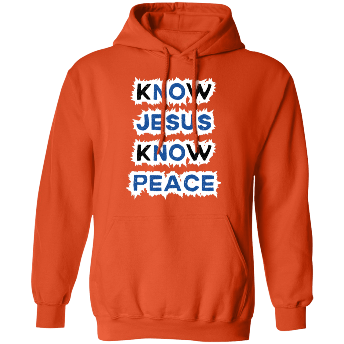 Know Jesus Know Peace Pullover Hoodie