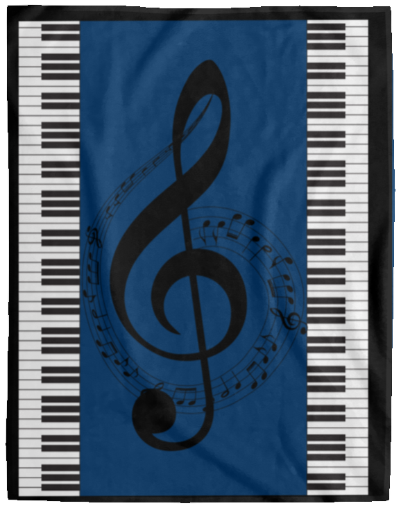 Song of Praise Plush Fleece Blanket | 60x80 inches | Multiple Color Options