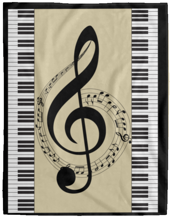 Song of Praise Plush Fleece Blanket | 60x80 inches | Multiple Color Options