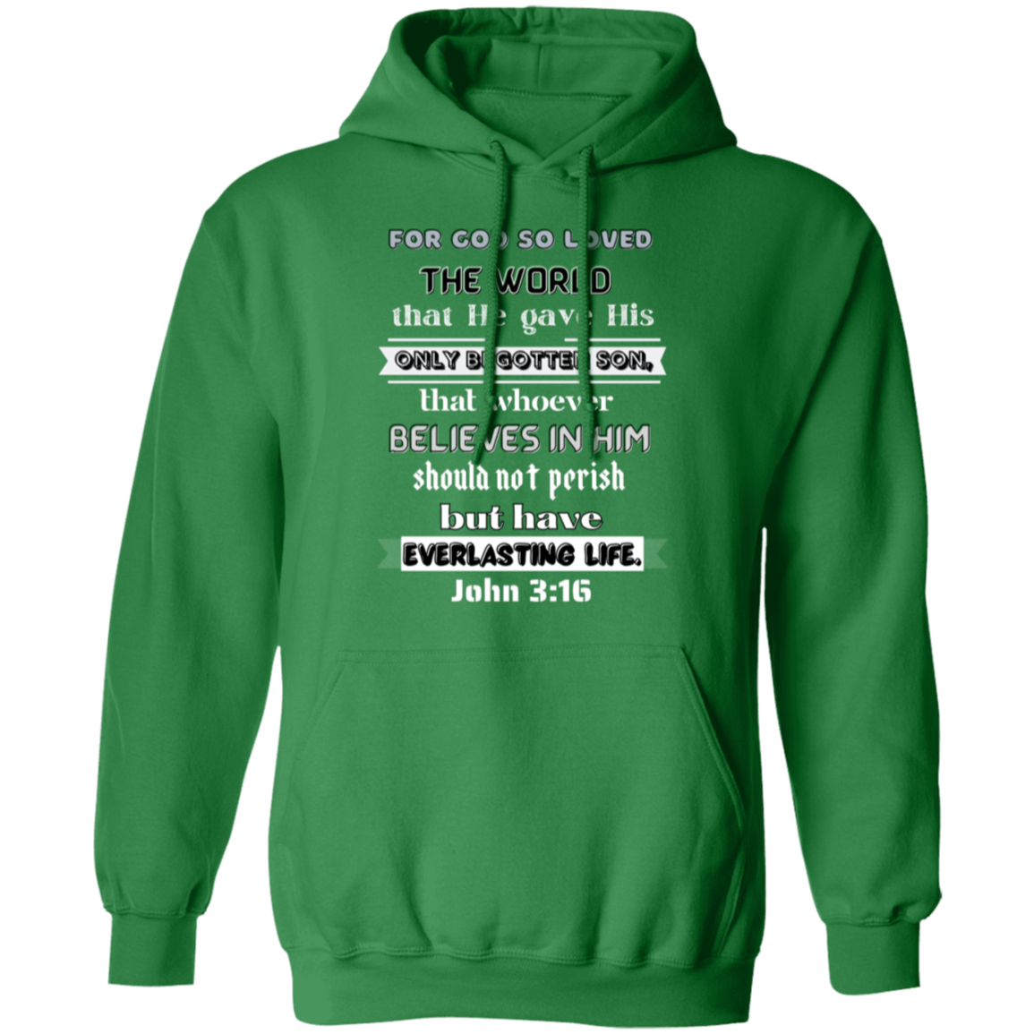 John 3:16 Pullover Hoodie