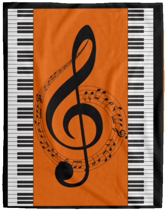 Song of Praise Plush Fleece Blanket | 60x80 inches | Multiple Color Options