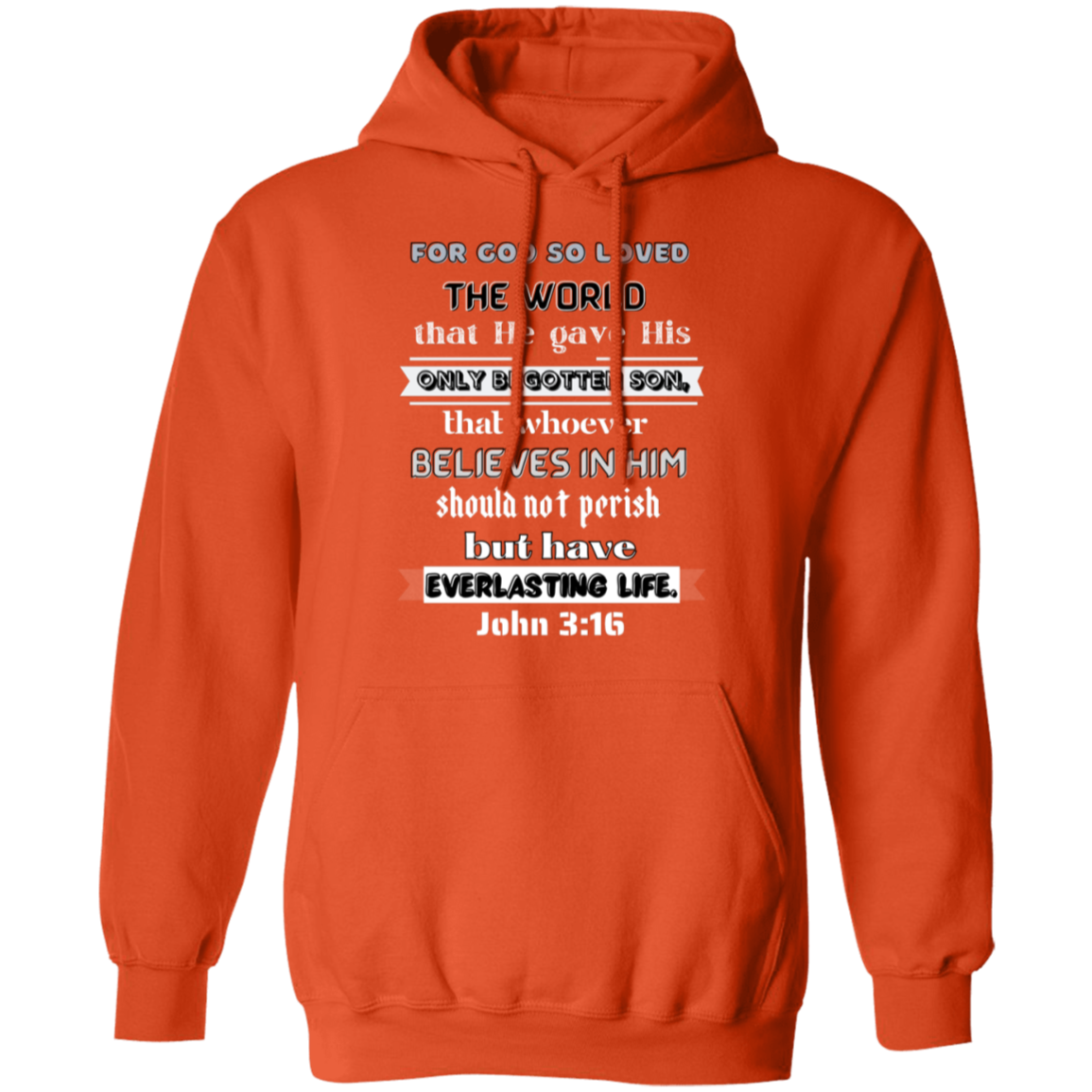 John 3:16 Pullover Hoodie