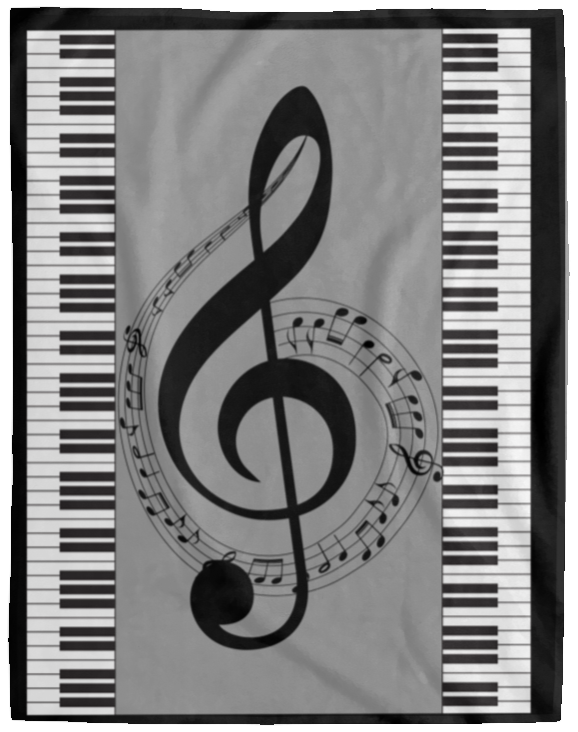 Song of Praise Plush Fleece Blanket | 60x80 inches | Multiple Color Options