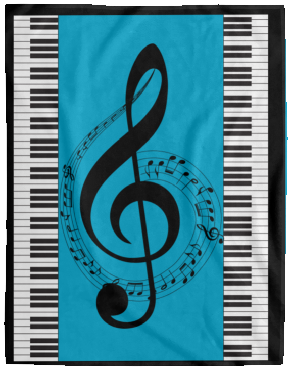 Song of Praise Plush Fleece Blanket | 60x80 inches | Multiple Color Options