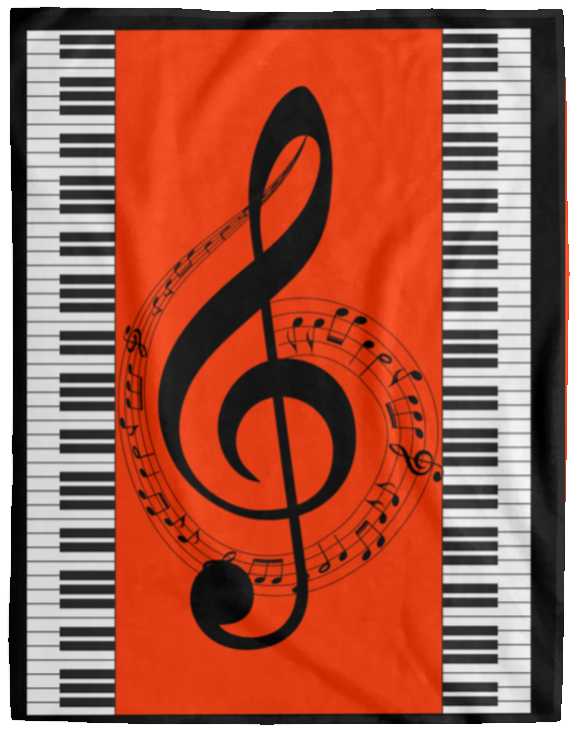 Song of Praise Plush Fleece Blanket | 60x80 inches | Multiple Color Options