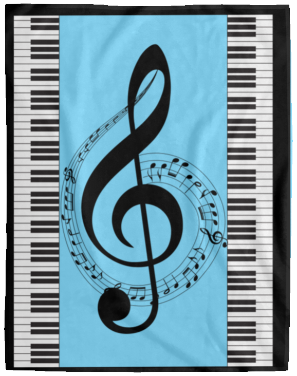 Song of Praise Plush Fleece Blanket | 60x80 inches | Multiple Color Options