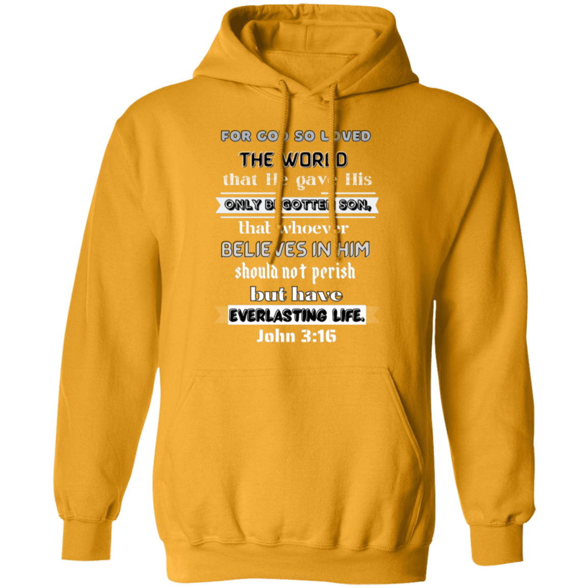John 3:16 Pullover Hoodie