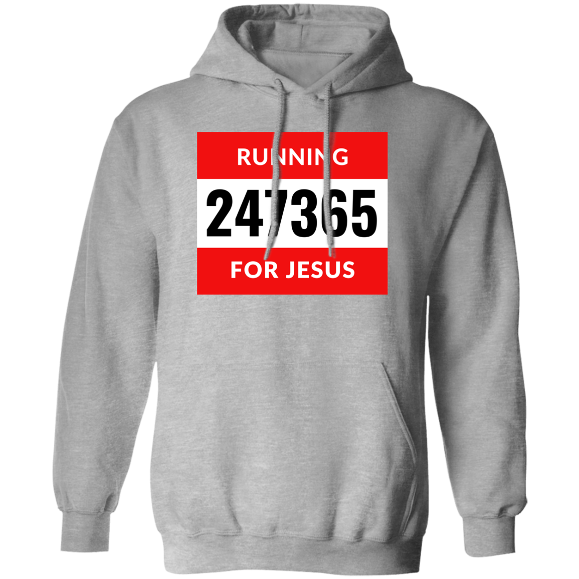 Running For Jesus Pullover Hoodie