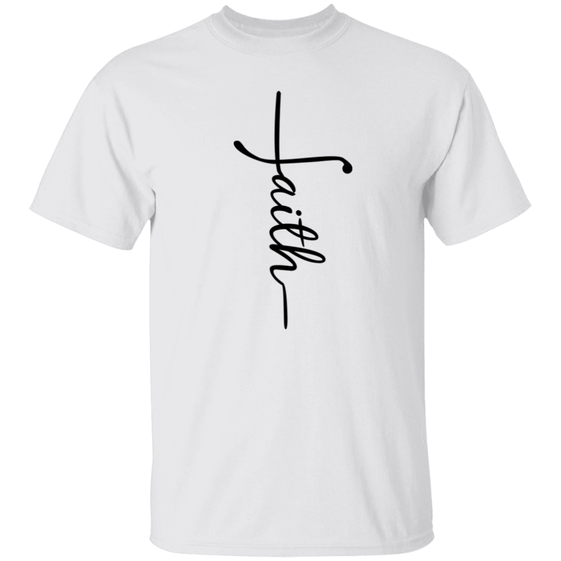 Faith T-Shirt | Black Text
