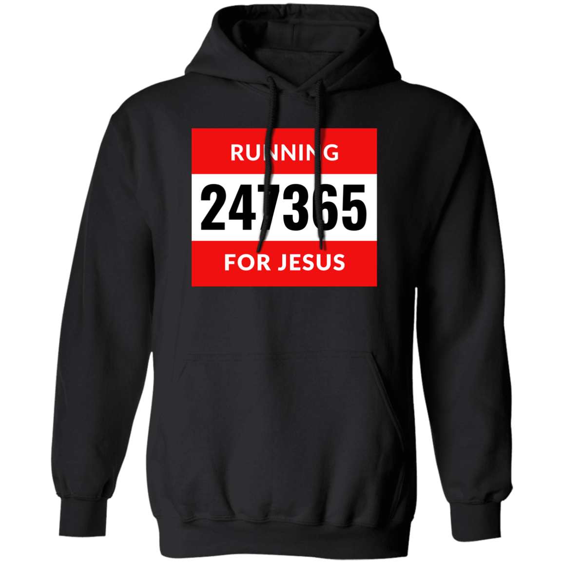 Running For Jesus Pullover Hoodie