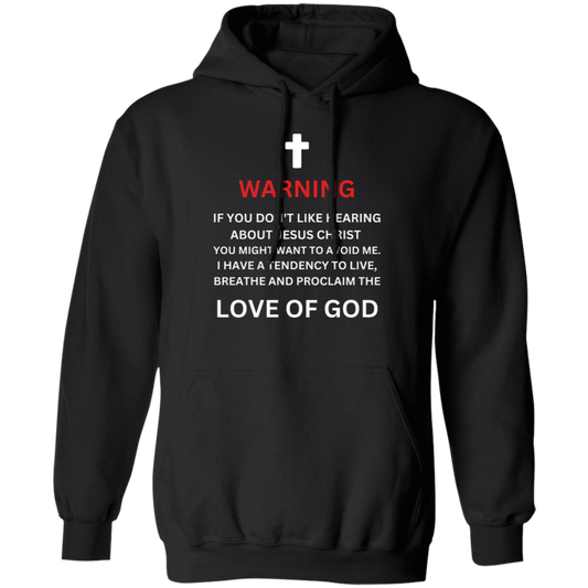 Warning Pullover Hoodie