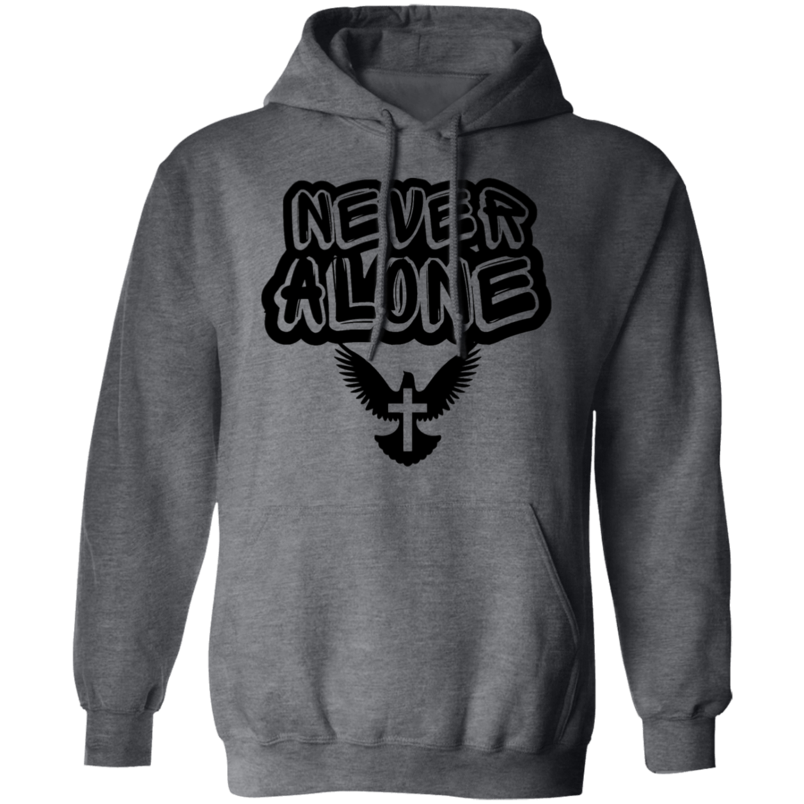 Never Alone Pullover Hoodie
