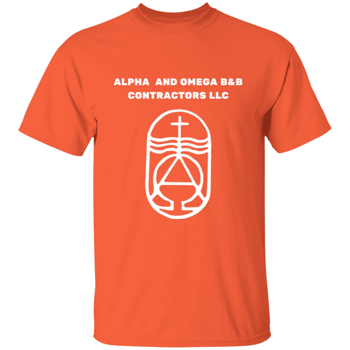 Alpha And Omega T-Shirt | White Text