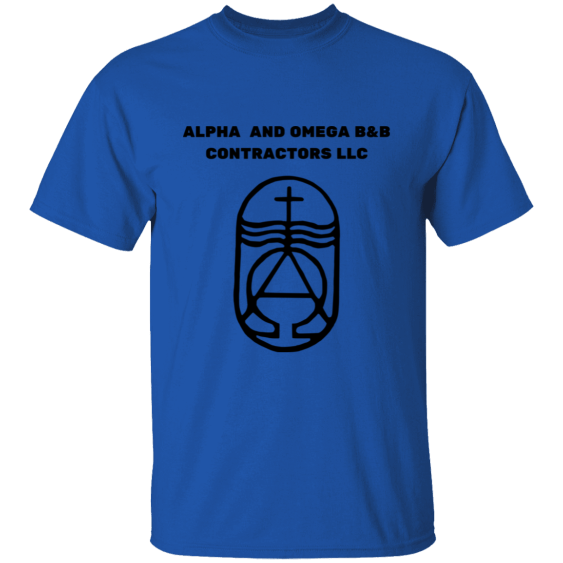 Alpha And Omega T-Shirt | Black Text