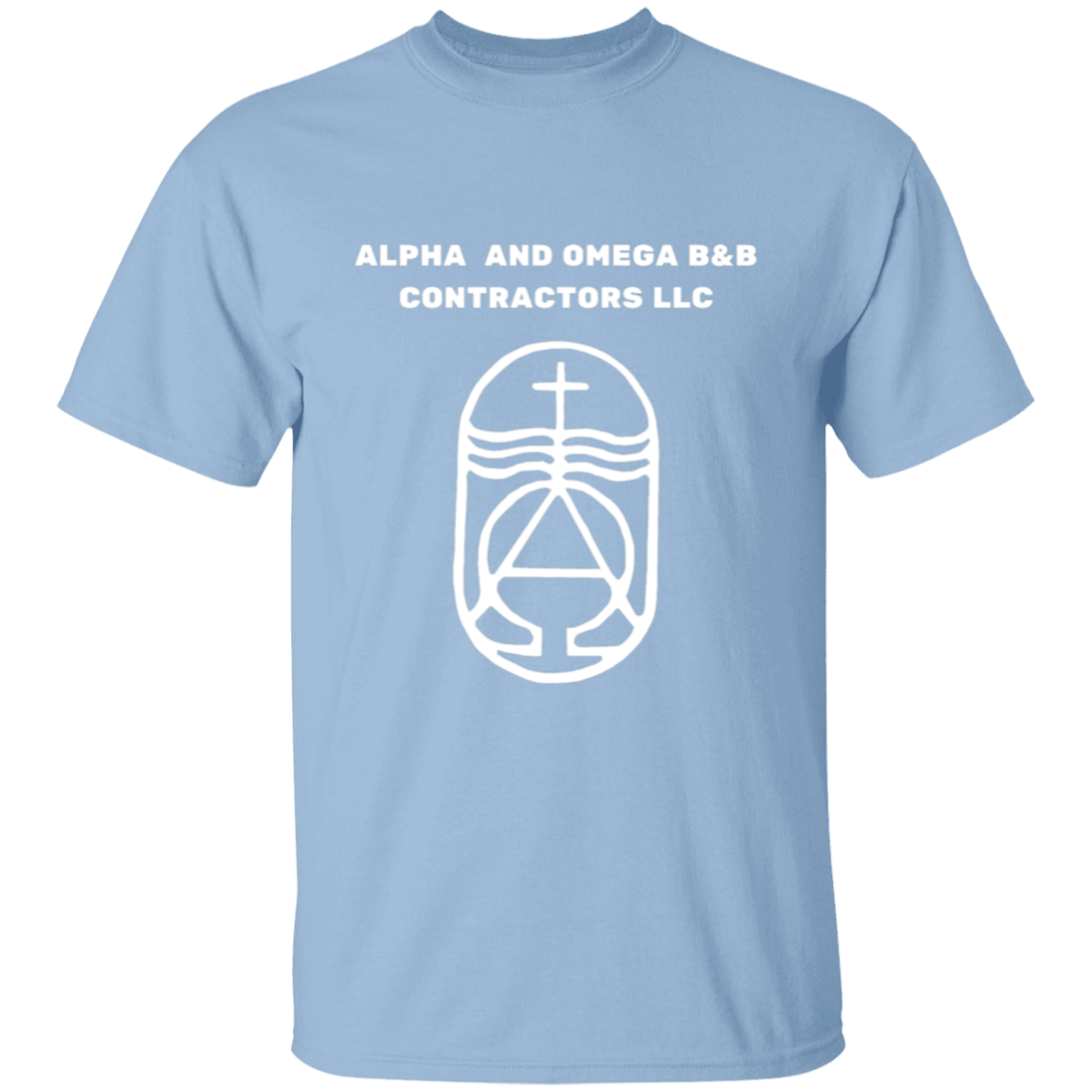 Alpha And Omega T-Shirt | White Text