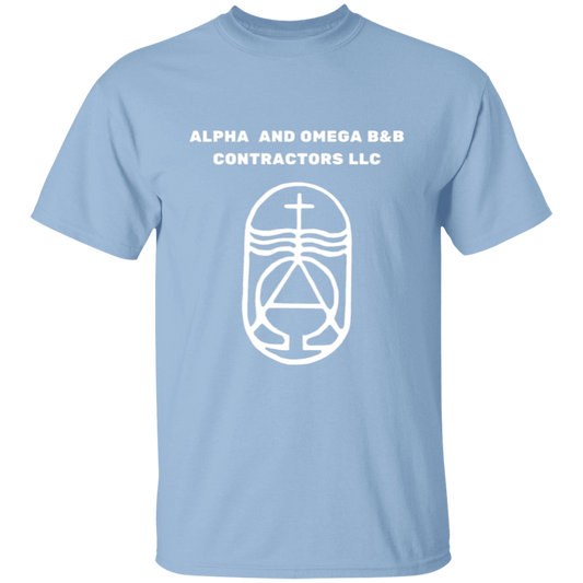 Alpha And Omega T-Shirt | White Text