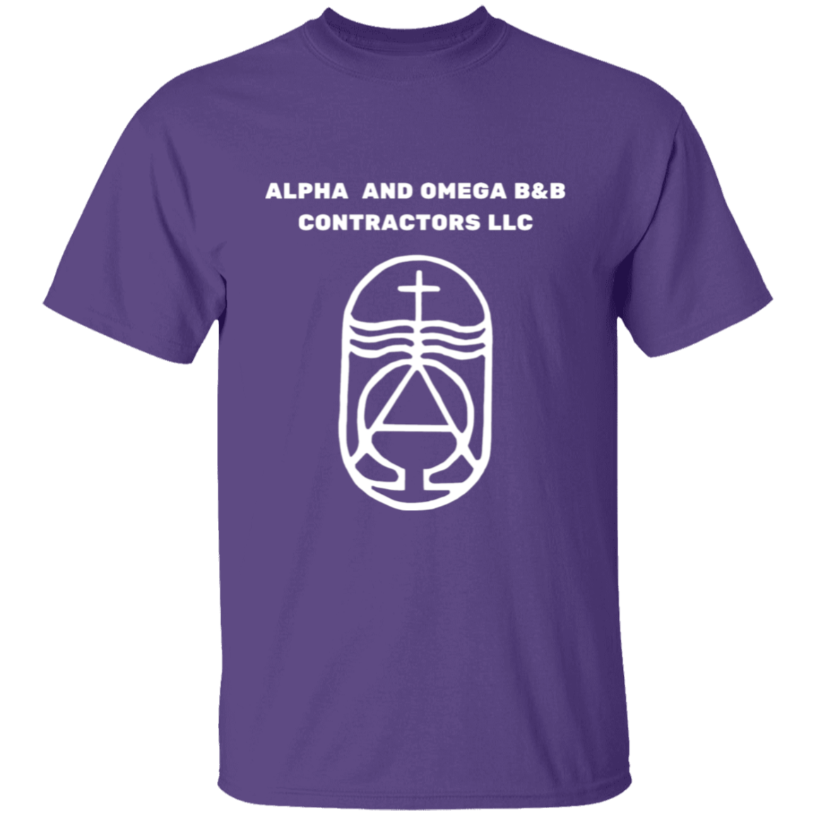 Alpha And Omega T-Shirt | White Text