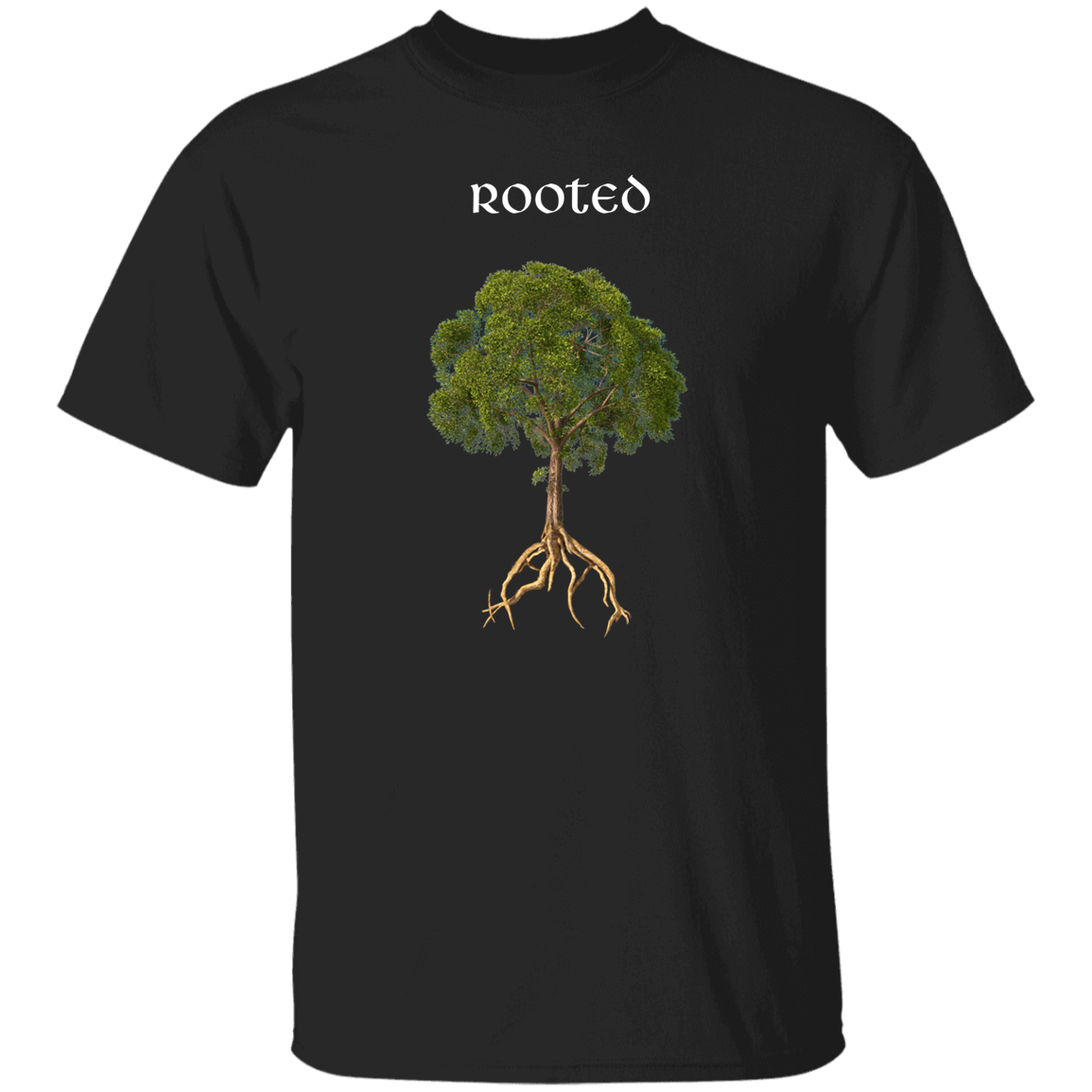 Rooted T-Shirt | Psalm 1:1-3 | 2-Sided