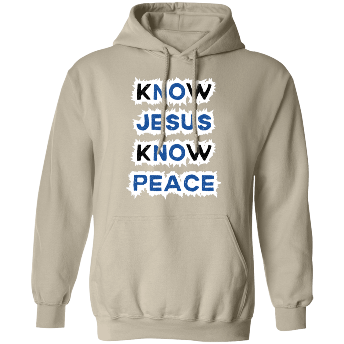 Know Jesus Know Peace Pullover Hoodie