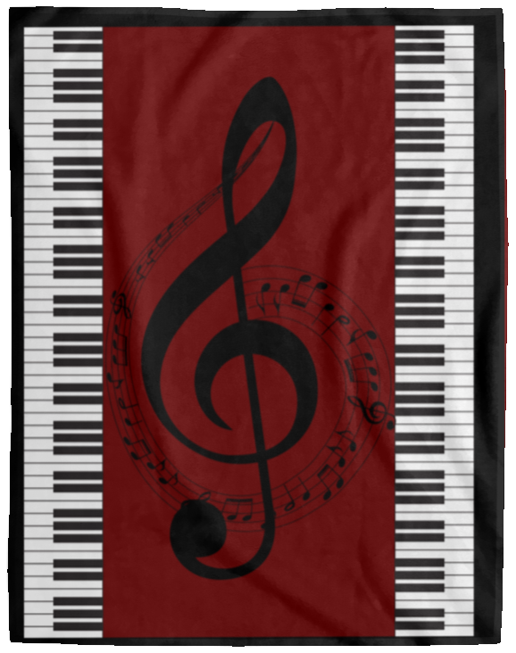 Song of Praise Plush Fleece Blanket | 60x80 inches | Multiple Color Options