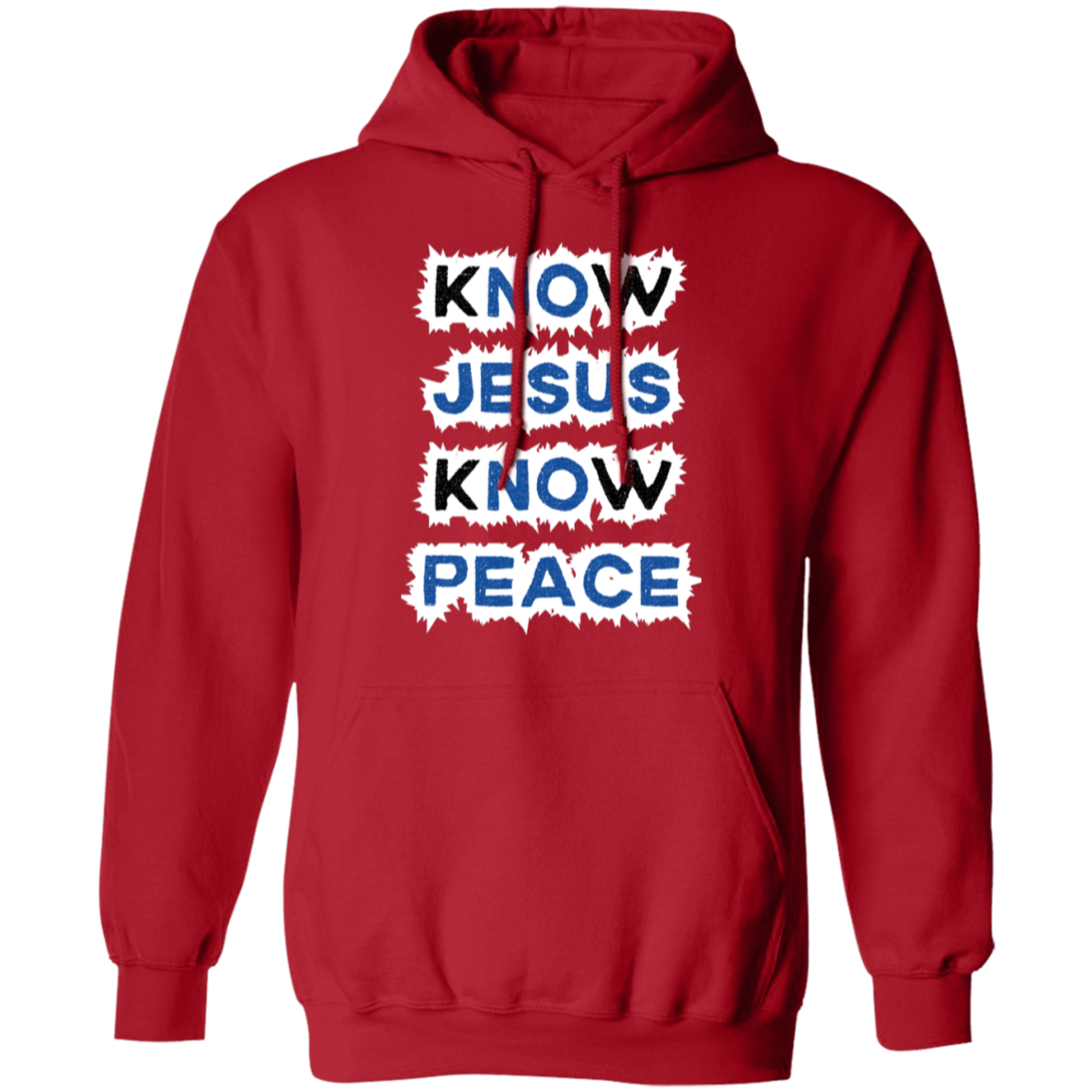 Know Jesus Know Peace Pullover Hoodie