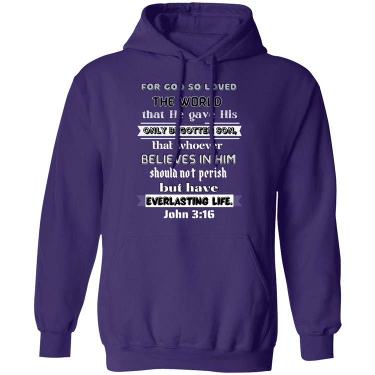 John 3:16 Pullover Hoodie