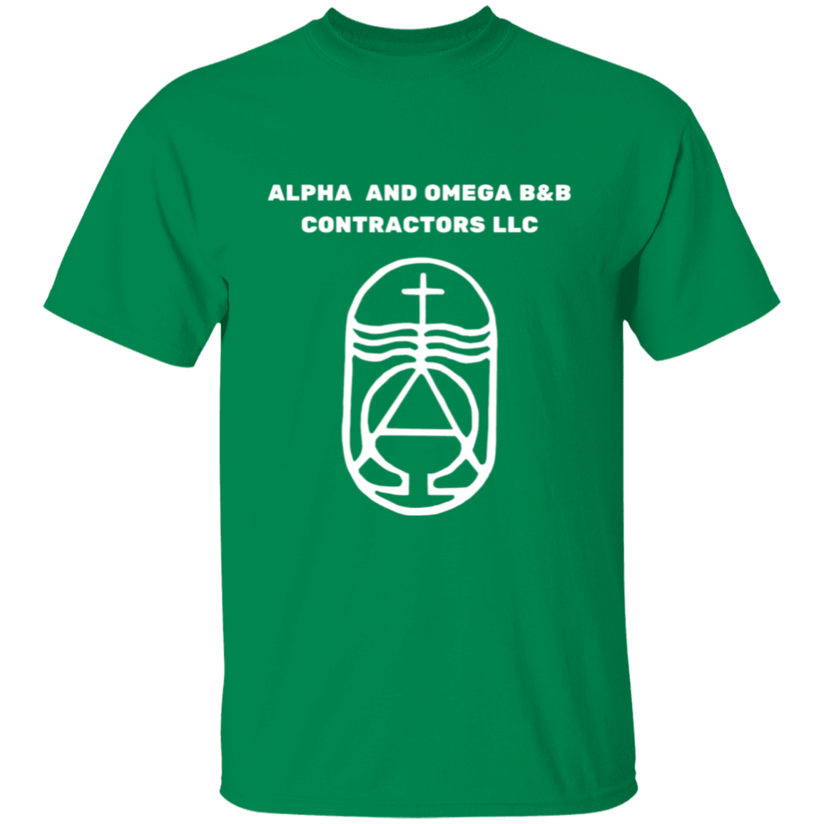 Alpha And Omega T-Shirt | White Text