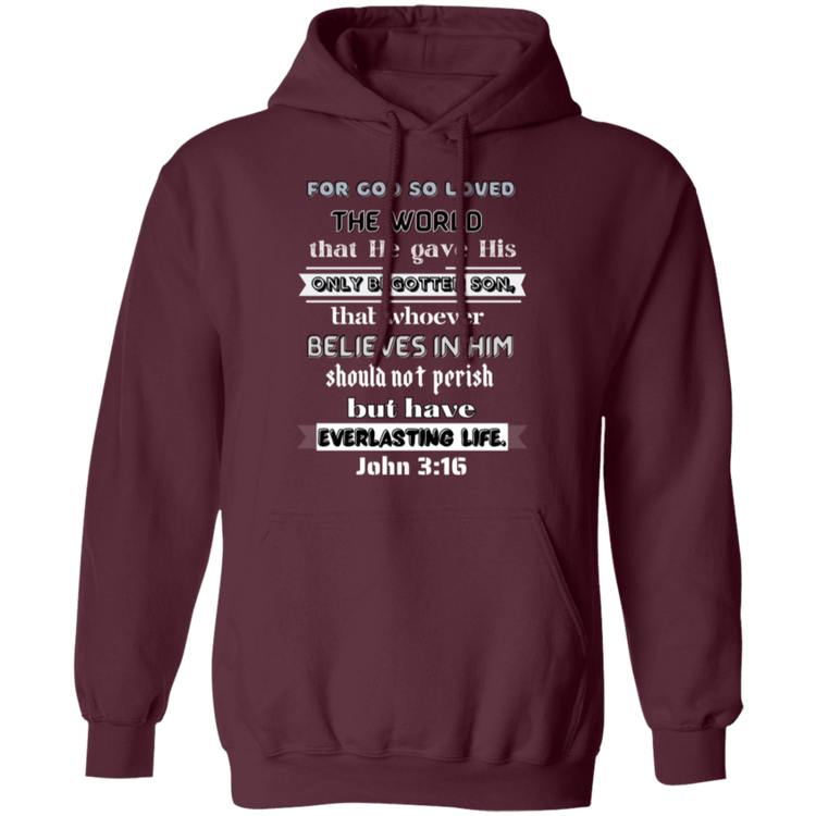 John 3:16 Pullover Hoodie