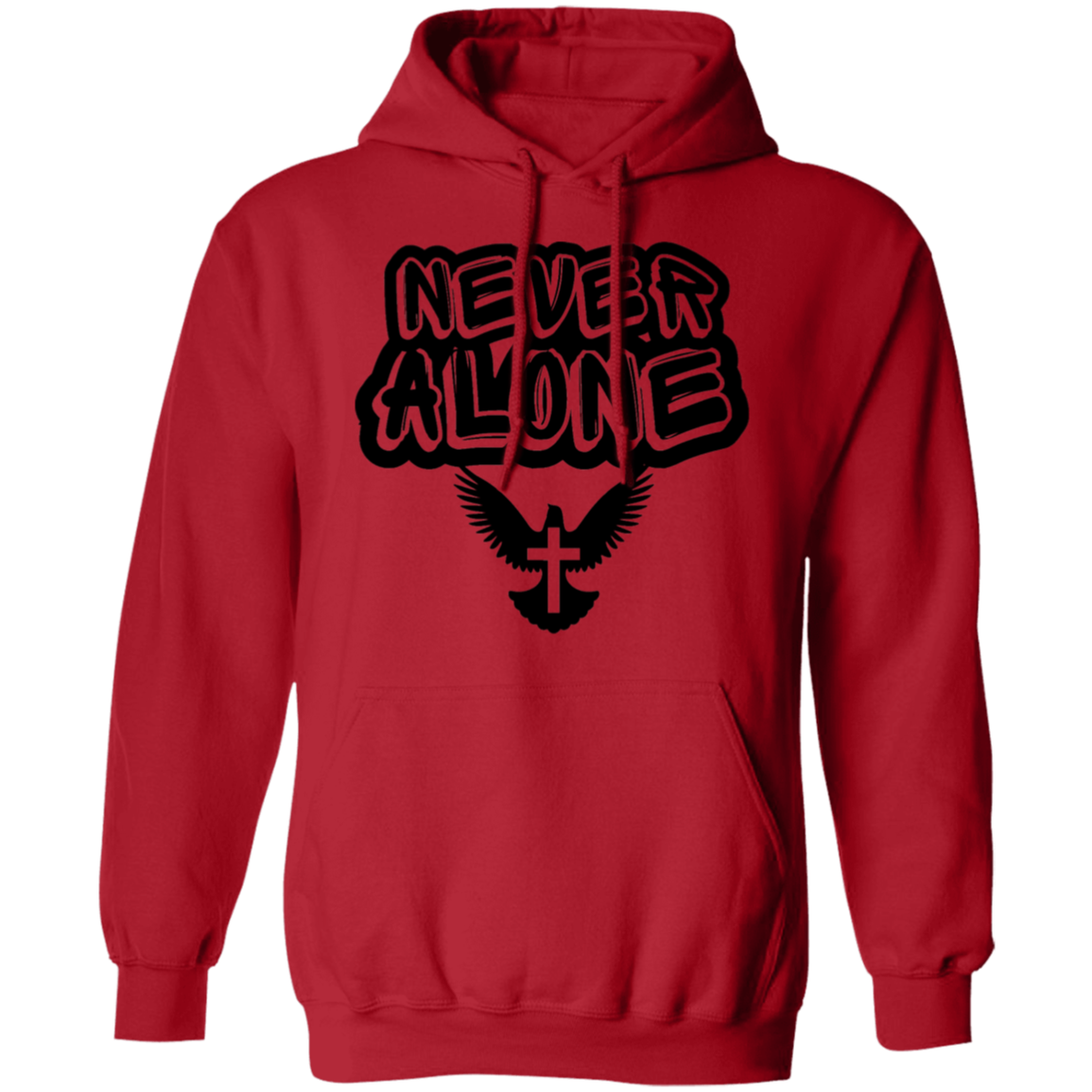 Never Alone Pullover Hoodie