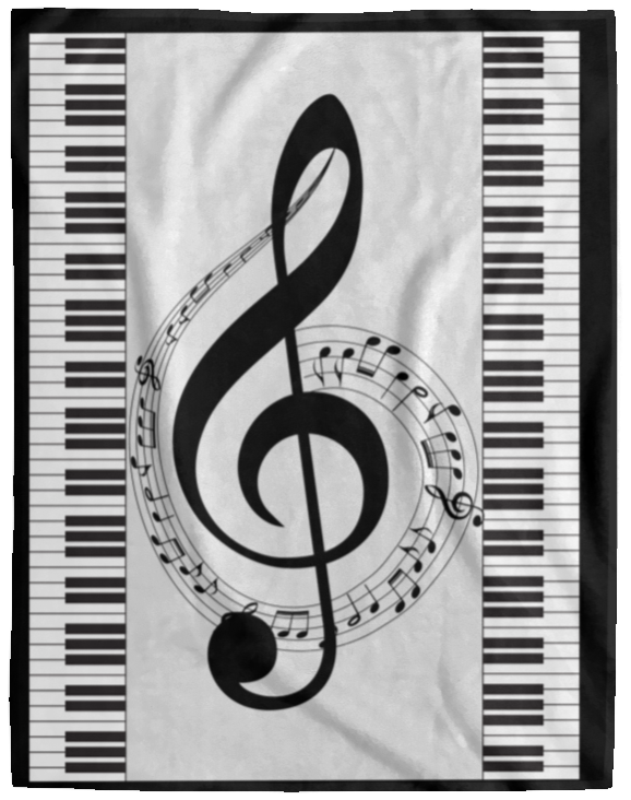 Song of Praise Plush Fleece Blanket | 60x80 inches | Multiple Color Options