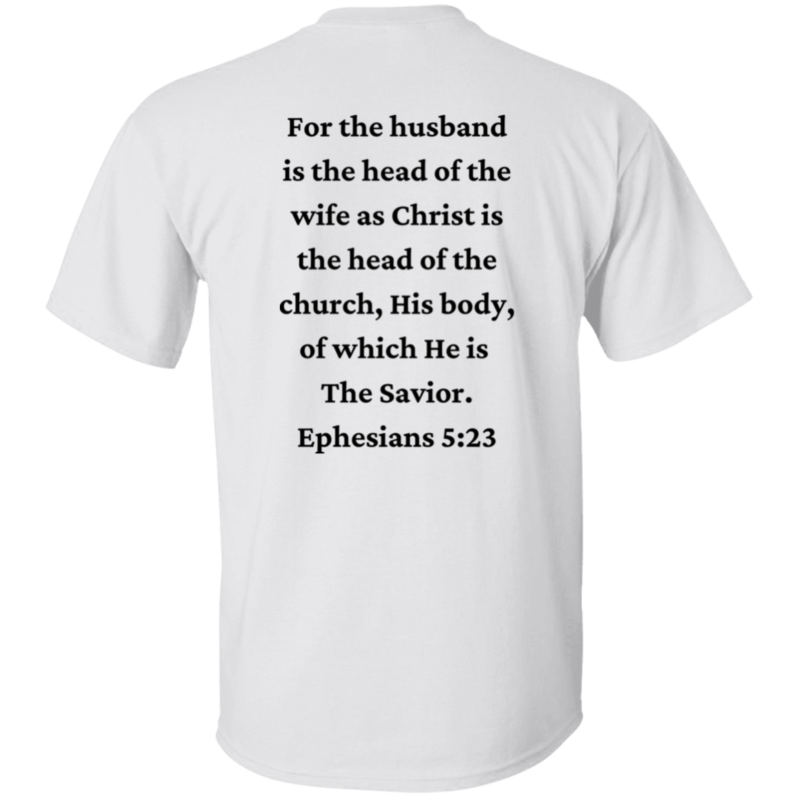 Her Head T-Shirt (For Him) | Couple's T-Shirt | 2-Sided