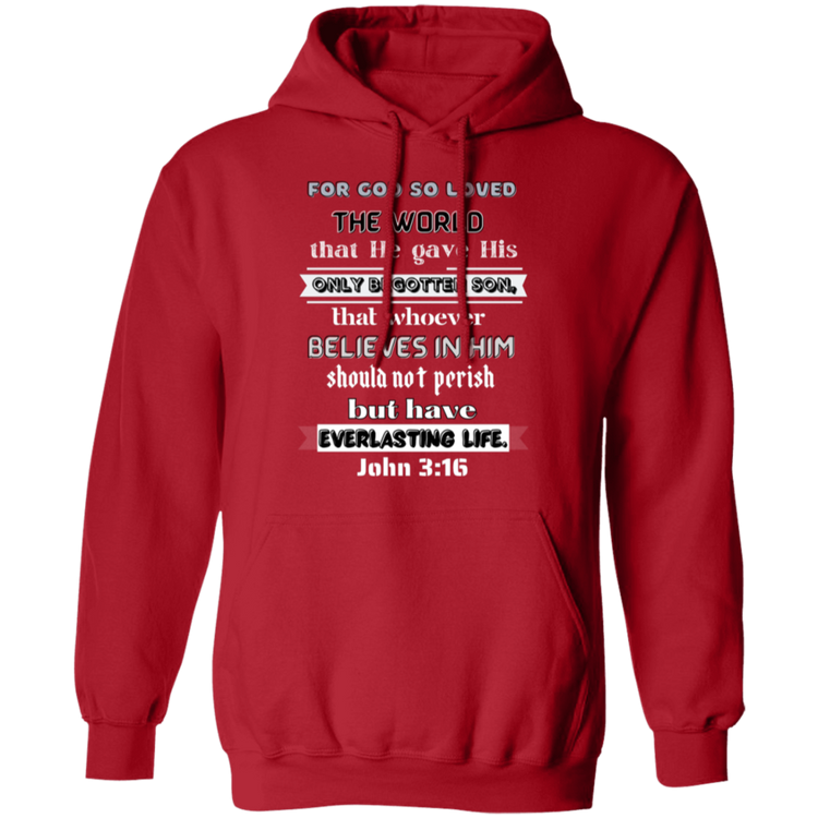 John 3:16 Pullover Hoodie