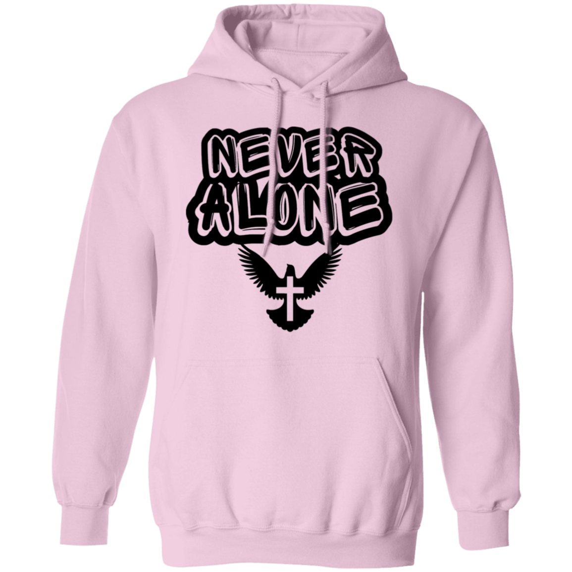 Never Alone Pullover Hoodie