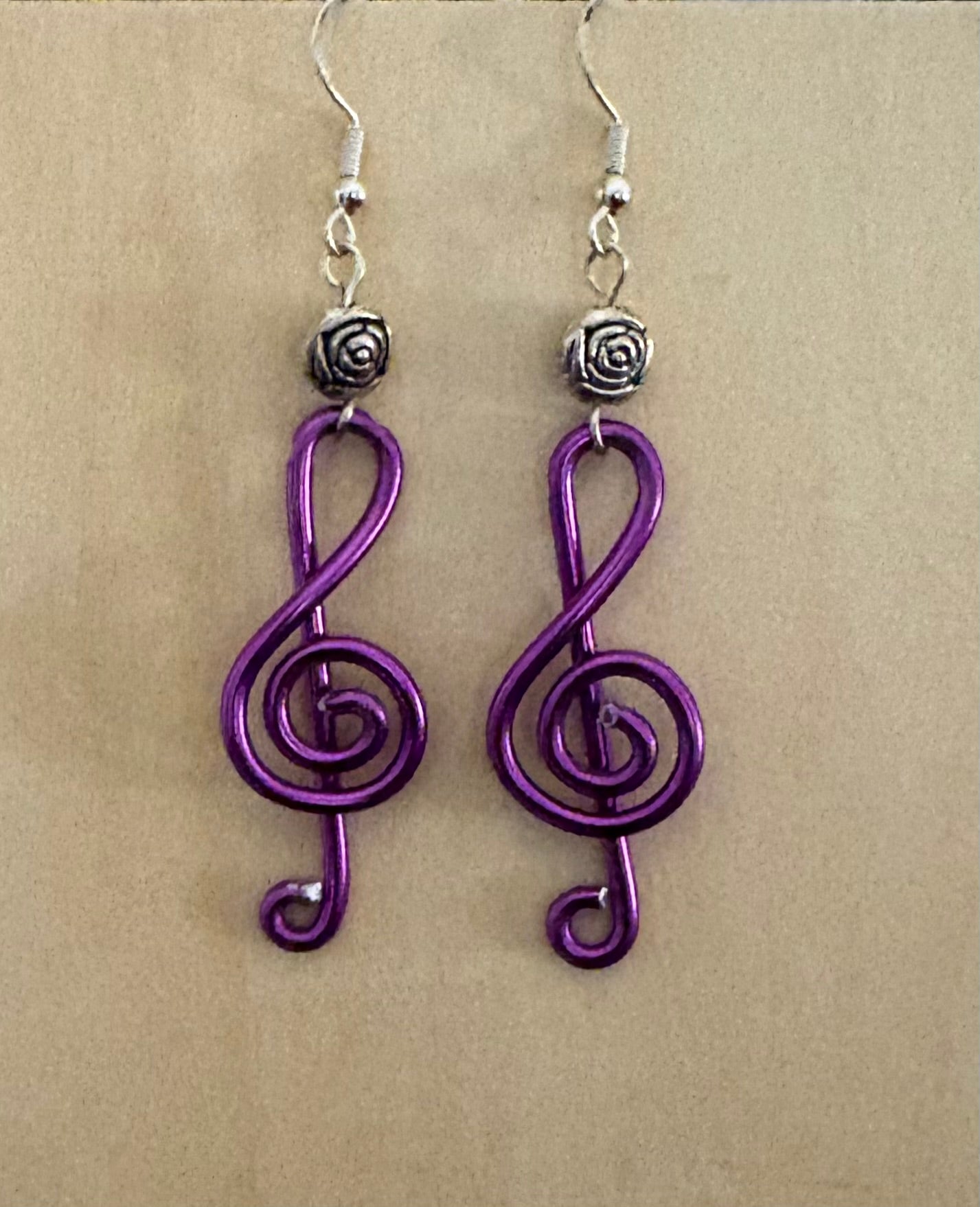 Treble Clef Earrings