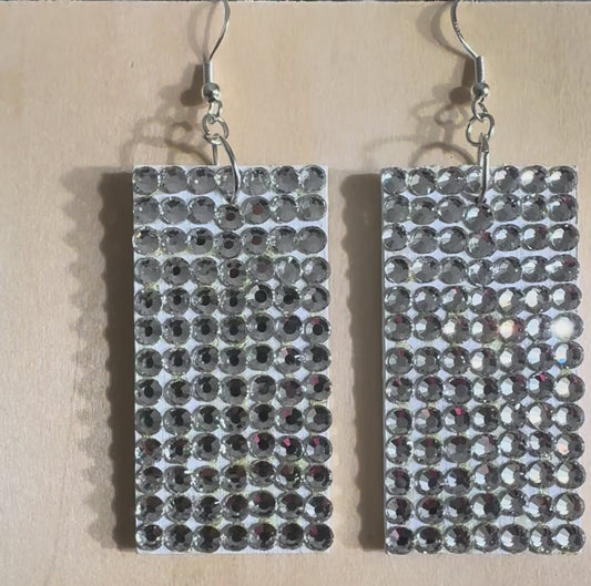 Rhinestone Drop Earrings