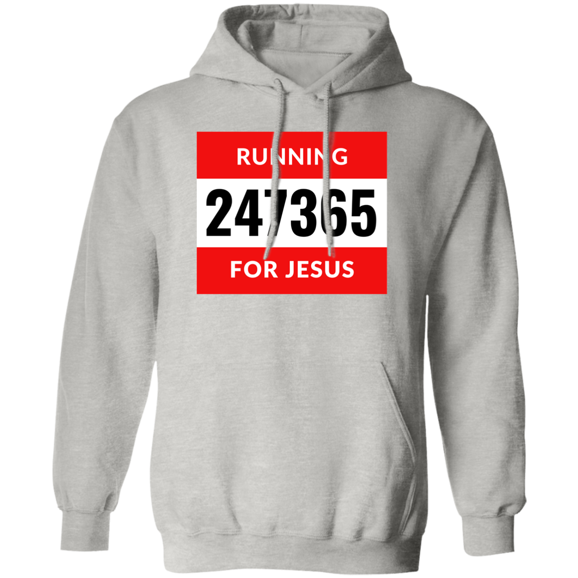Running For Jesus Pullover Hoodie