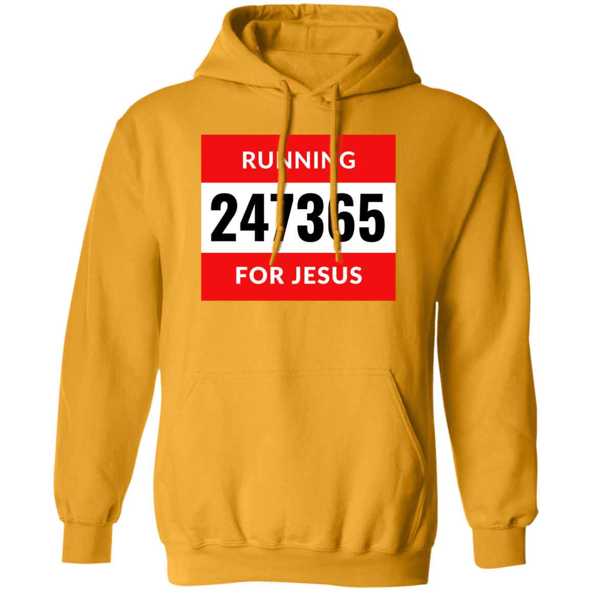 Running For Jesus Pullover Hoodie