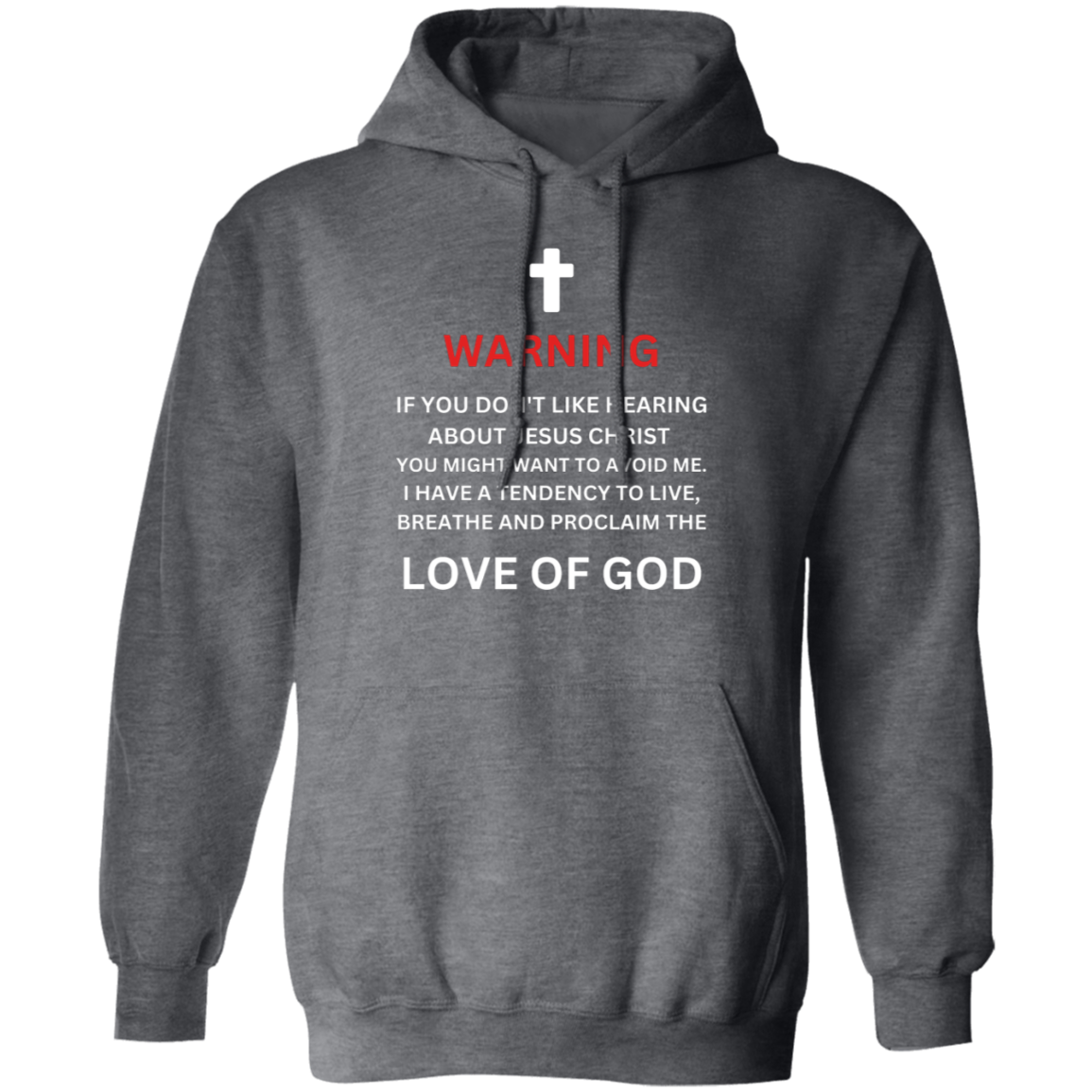 Warning Pullover Hoodie