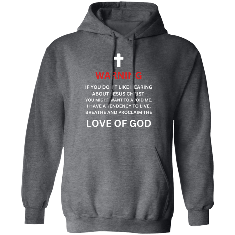 Warning Pullover Hoodie