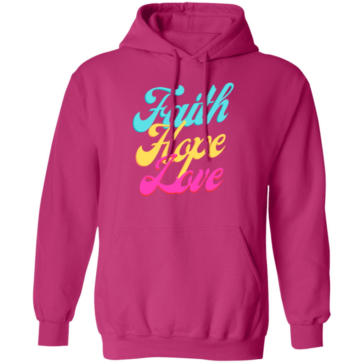 Faith, Hope, Love Pullover Hoodie