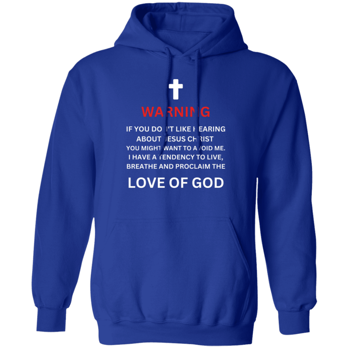 Warning Pullover Hoodie