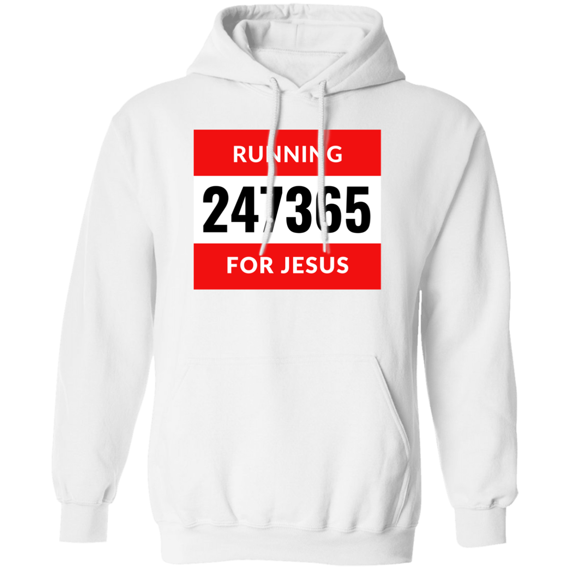 Running For Jesus Pullover Hoodie