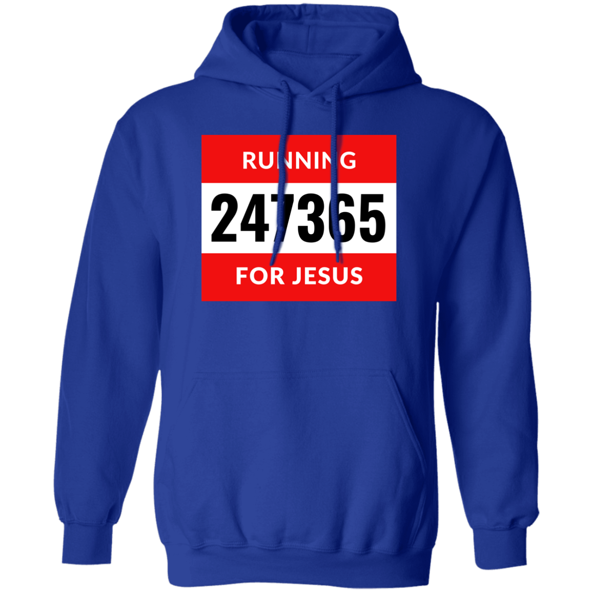 Running For Jesus Pullover Hoodie