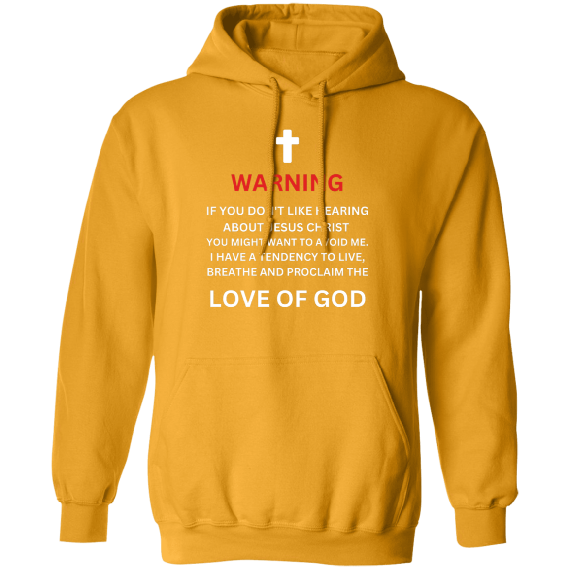 Warning Pullover Hoodie