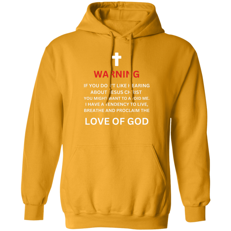 Warning Pullover Hoodie