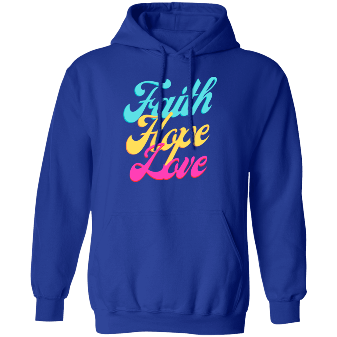 Faith, Hope, Love Pullover Hoodie