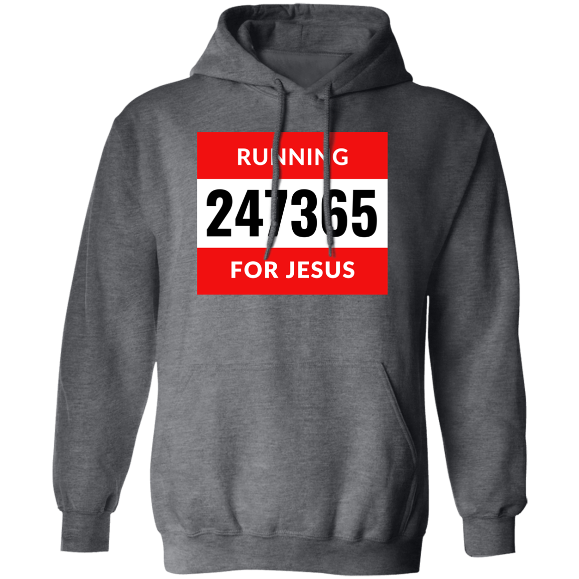 Running For Jesus Pullover Hoodie