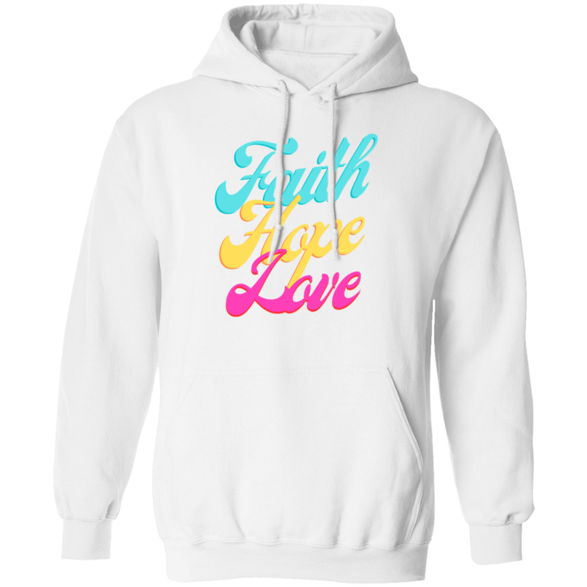 Faith, Hope, Love Pullover Hoodie